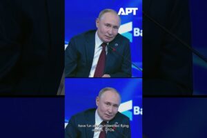 Putin zľahčuje obavy EÚ z dronov a vysmieva sa dánskym hrozbám.