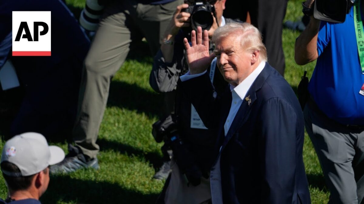 Trump prichádza na Ryder Cup do Farmingdale, New York