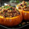 Plnená tekvica z rúry Vegánsky recept, ktorý musíte vyskúšať!