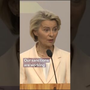 Von der Leyenová: Rusko musí zaplatiť za škody spôsobené vojnou na Ukrajine