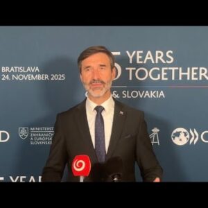 Tlačový brífing ministra J. Blanára v rámci galavečera „25 rokov spolu – OECD a ...