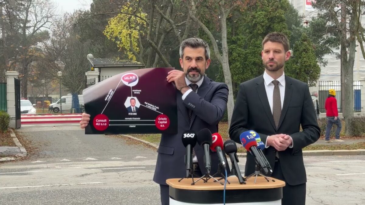 Odhalili sme schému, v ktorej Kmec vypláca donorov Hlasu | Tlačová konferencia PS, 12. november 2025