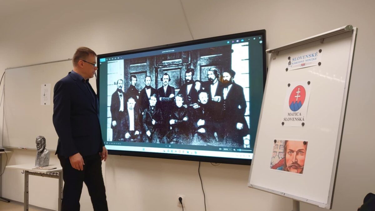 Matica slovenská: Beseda s predsedom Matice slovenskej na Základnej škole Sačurov
