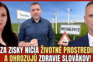 Pavol Slota o veterných turbínach a čínskej baterkárni: Pre cudzie zisky ohrozuj...