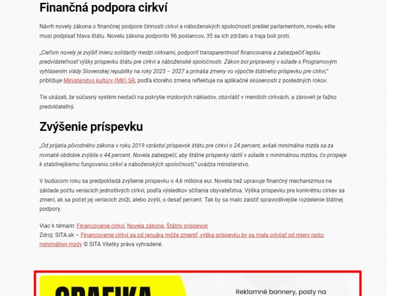 Slovenský večerník Slovenský večerník