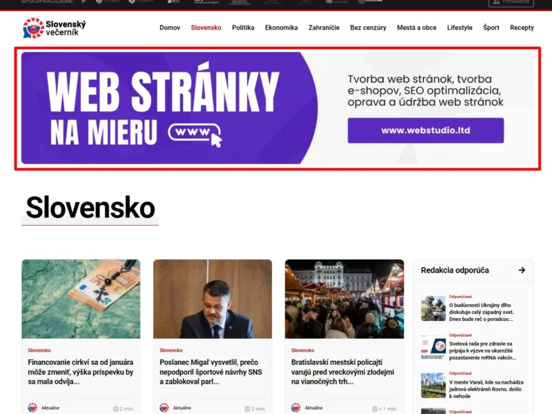 Slovenský večerník Slovenský večerník