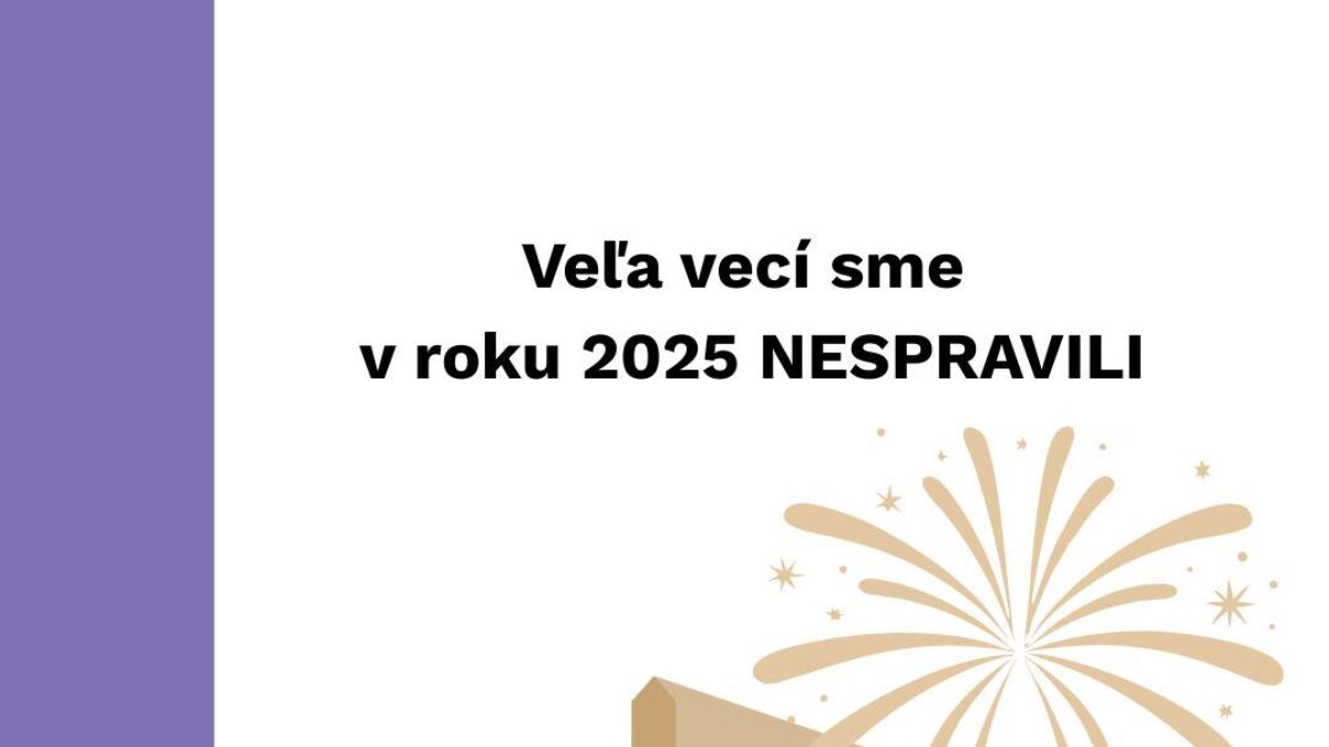 Mesto Trnava: VEĽA VECÍ SME TENTO ROK NEUROBILI!