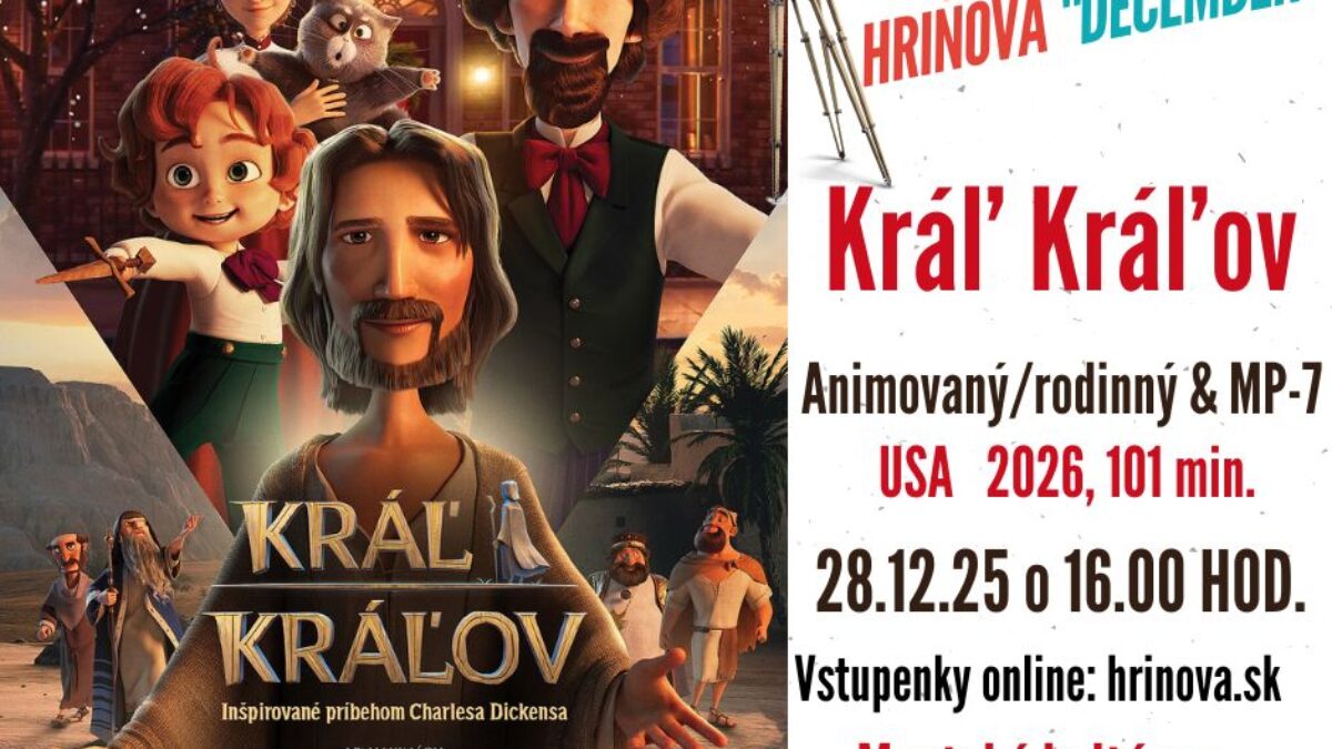 Mesto Hriňová: Posledná filmová nedeľa v tomto roku. Teší sa na Vás kino Poľana.
