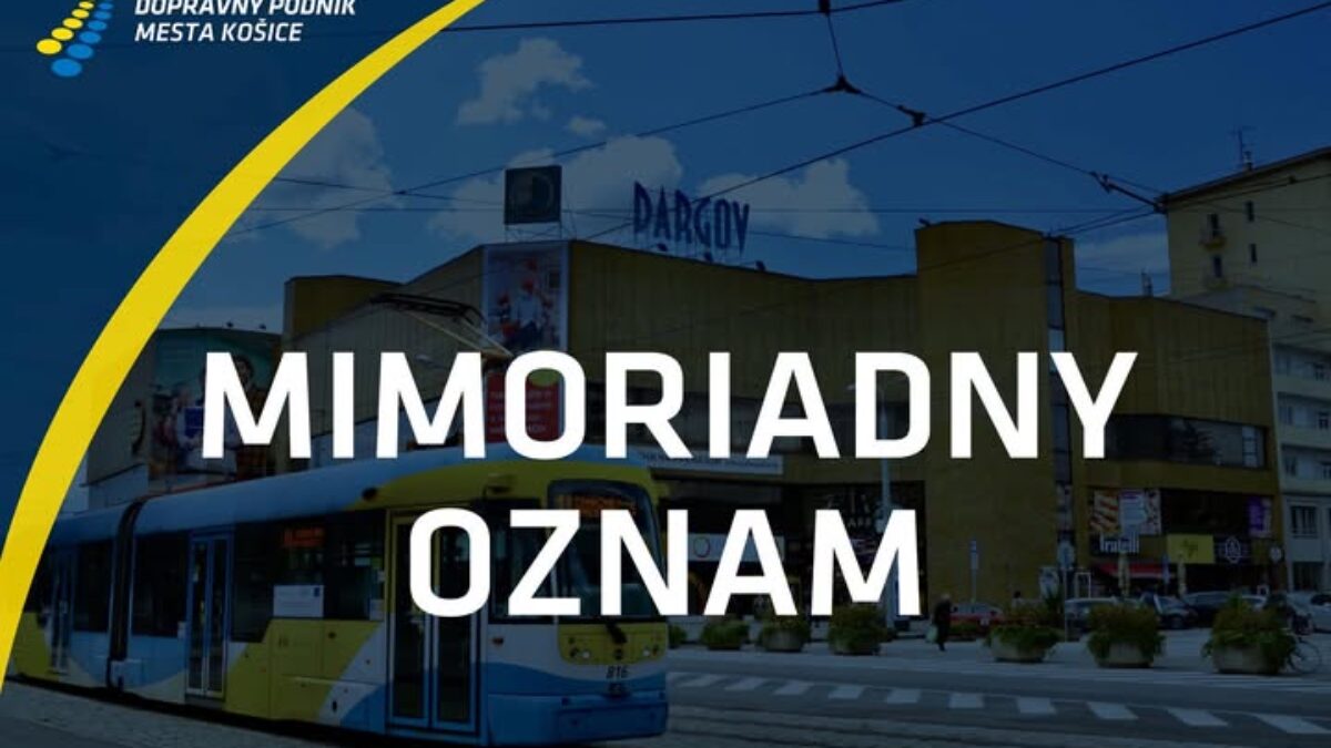 Mesto Košice: Vážení cestujúci,