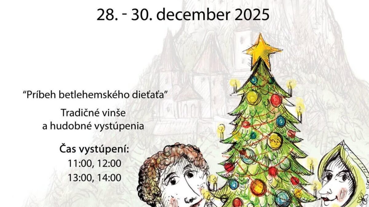 Oravský hrad: Srdečne vás pozývame na vianočný príbeh betlehemského dieťaťa!