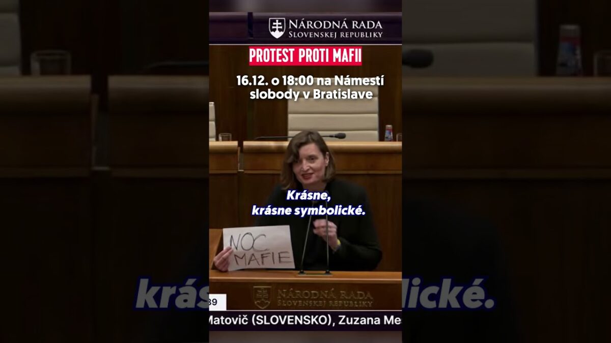 Noc mafie. A kto sa objaví v pléne…? | Progresívne Slovensko