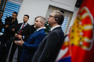 Slováci žijúci v Srbsku budú mať svoj vlastný stánok, Vučić im podľa Pellegrinih...