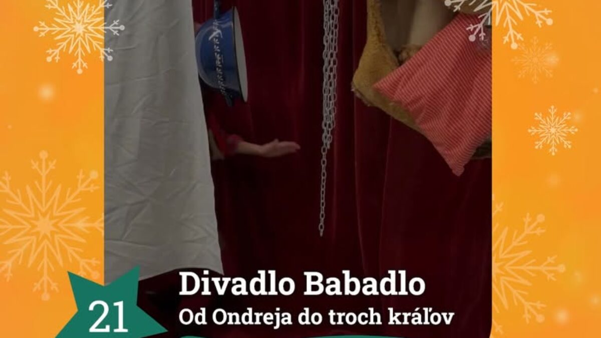 Mesto Senec: POSLEDNÝ DEŇ VIANOČNÝCH TRHOV – DIVADLO NIELEN PRE DETI