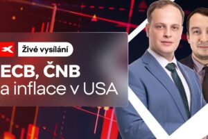 XTB: Živý komentář XTB: ECB, ČNB a inflace v USA