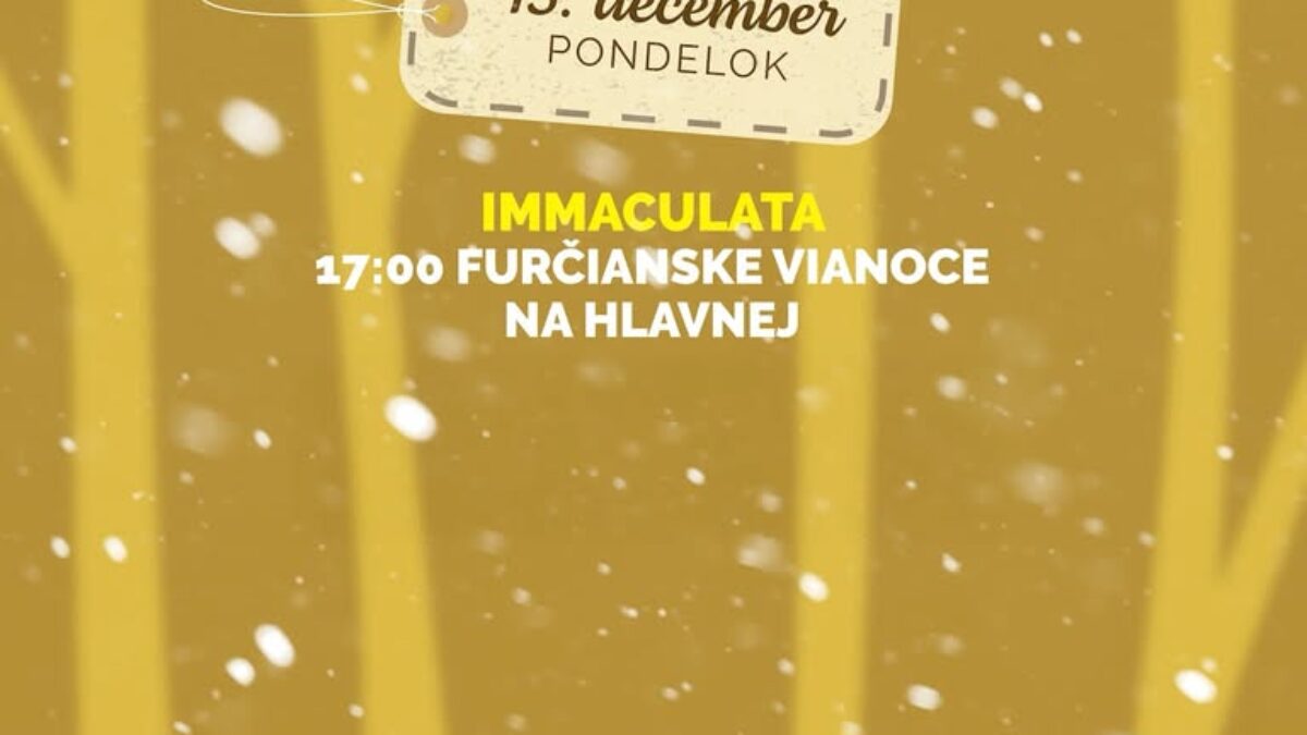 Mesto Košice: HLAVNÁ OŽIJE FURČIANSKYM VIANOČNÝM PROGRAMOM