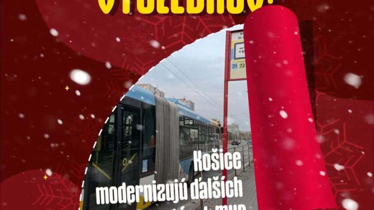 Mesto Košice: KOŠICE MODERNIZUJÚ ĎALŠÍCH 13 ZASTÁVOK MHD