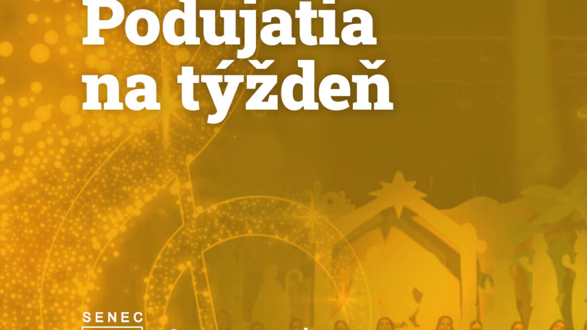 Mesto Senec: PREHĽAD PODUJATÍ NA TÝŽDEŇ