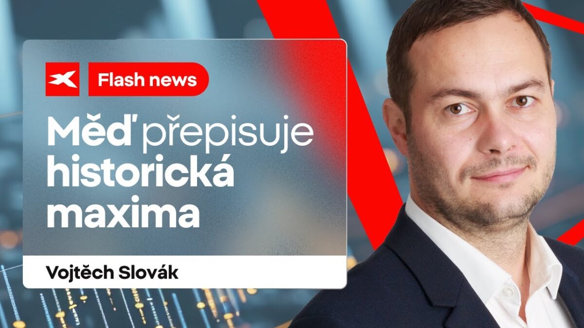 XTB: Flash news: Měď přepisuje historická maxima