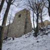 BSK: Hrad Biely kameň pod snehom. Tajomná zrúcanina v Malých Karpatoch