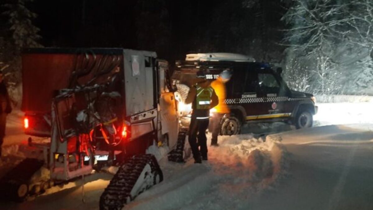Záchranná akcia v nočných hodinách posledného dňa roka 2025, poľská turistka zablúdila na Babej hore – FOTO