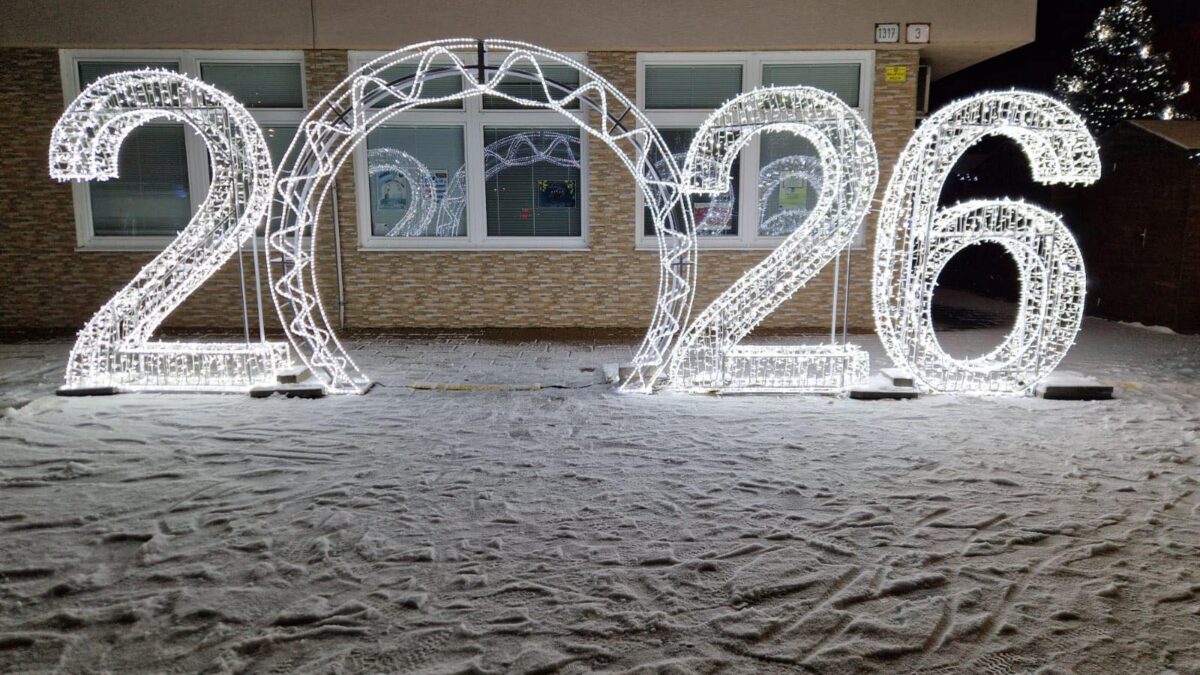 Mesto Vráble: Šťastný nový rok 2026!