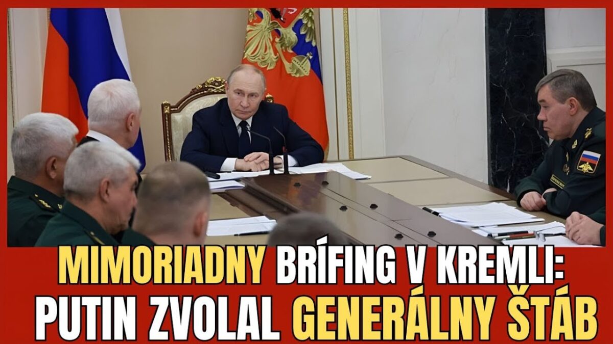 Vladimir Putin zvolal generálov. Stav frontu a vývoj ŠVO | TVOTV