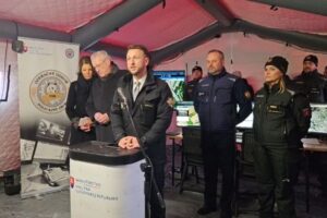 Akciu zameranú na nelegálnu migráciu si pozrel aj bavorský minister vnútra, Šuta...