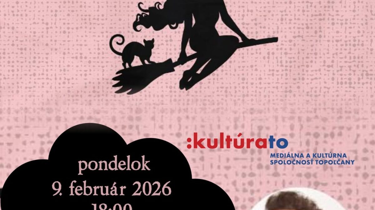 kultúra topoľčany: v pondelok, 9. februára 2026, o 18.00 hodine Kultúra Topoľčany: V pondelok, 9. februára 2026, o 18.00 hodine vás pozývame do Spoločenského domu v Topoľčanoch na Dejiny čarodejníctva a Ľúbostnú mágiu so známou etnologičkou a historičkou Katarínou Nádaskou .