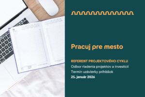 mesto Žilina: pracovnÁ ponuka Mesto Žilina: PRACOVNÁ PONUKA