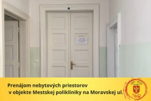 mesto vráble: prenájom nebytových priestorov (ambulancií) nachádzajúcich sa v objekte Mesto Vráble: Prenájom nebytových priestorov (ambulancií) nachádzajúcich sa v ob...