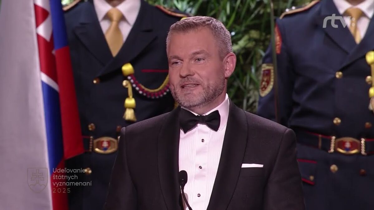 Peter Pellegrini: Záznam slávnostného udeľovania štátnych vyznamenaní 2025
