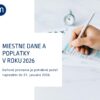 mesto modra: miestne dane a poplatky v roku 2026 Mesto Modra: MIESTNE DANE A POPLATKY V ROKU 2026
