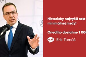 Erik Tomáš: Historický rast minimálnej mzdy.