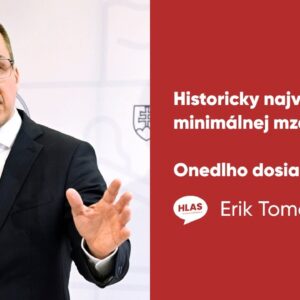 Erik Tomáš: Historický rast minimálnej mzdy.