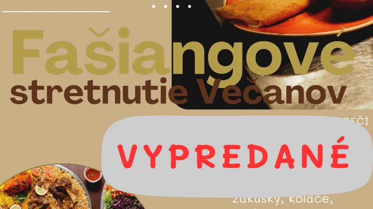 Kultúra Šaľa: Fašiangové stretnutie Večanov – Ochutnávka večianskych špecialít 7.2.2026 v KD Veča – VYPREDANÉ