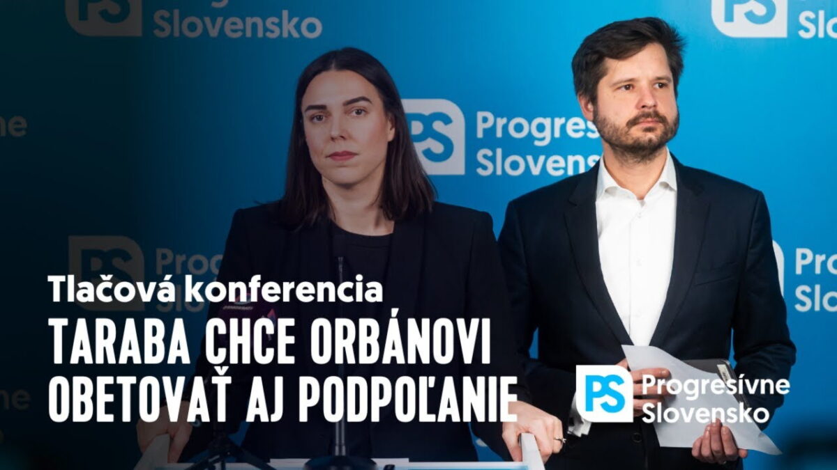 Taraba opäť koná proti záujmom Slovenska | Tlačová konferencia PS a Demokrati, 12 január 2026