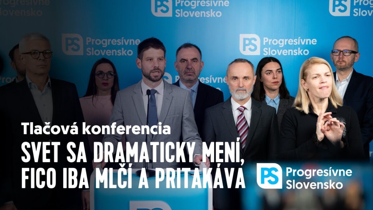 Svet sa dramaticky mení, Fico iba mlčí a pritakáva | Tlačová konferencia PS, 19. január 2026