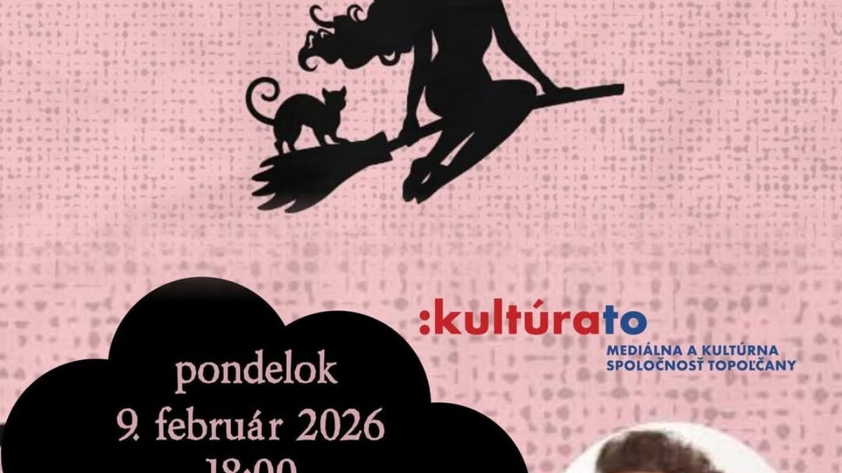 Kultúra Topoľčany: V pondelok, 9. februára 2026, o 18.00 hodine Kultúra Topoľčany: V pondelok, 9. februára 2026, o 18.00 hodine vás pozývame do Spoločenského domu v Topoľčanoch na Dejiny čarodejníctva a Ľúbostnú mágiu so známou etnologičkou a historičkou Katarínou Nádaskou .