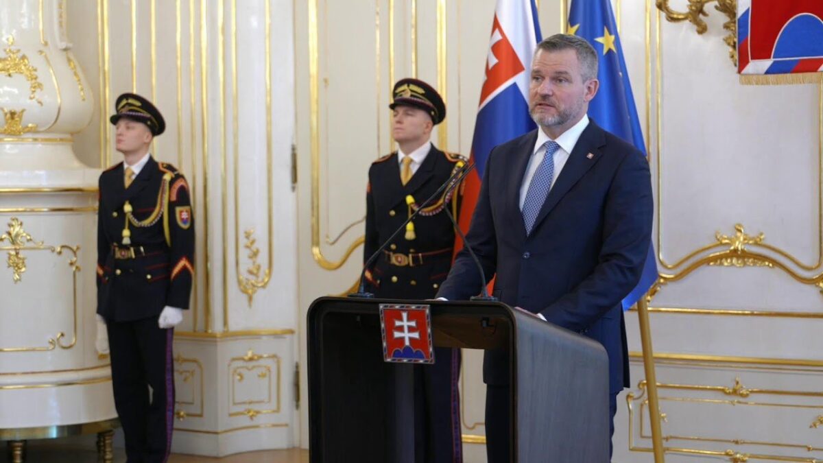 Peter Pellegrini: Odovzdávanie  poverovacích listín vedúcemu Stálej misie SR pri OSN v Ženeve