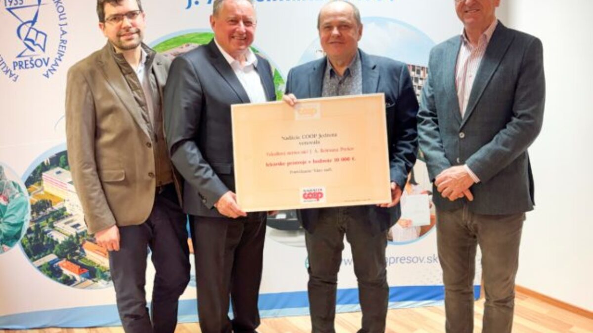 Nadácia COOP Jednota pomáha v Prešove