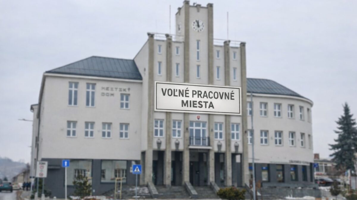 Mesto Čadca: MESTO ČADCA VYHLÁSILO VÝBEROVÉ KONANIE NA DVE PRACOVNÉ MIESTA.