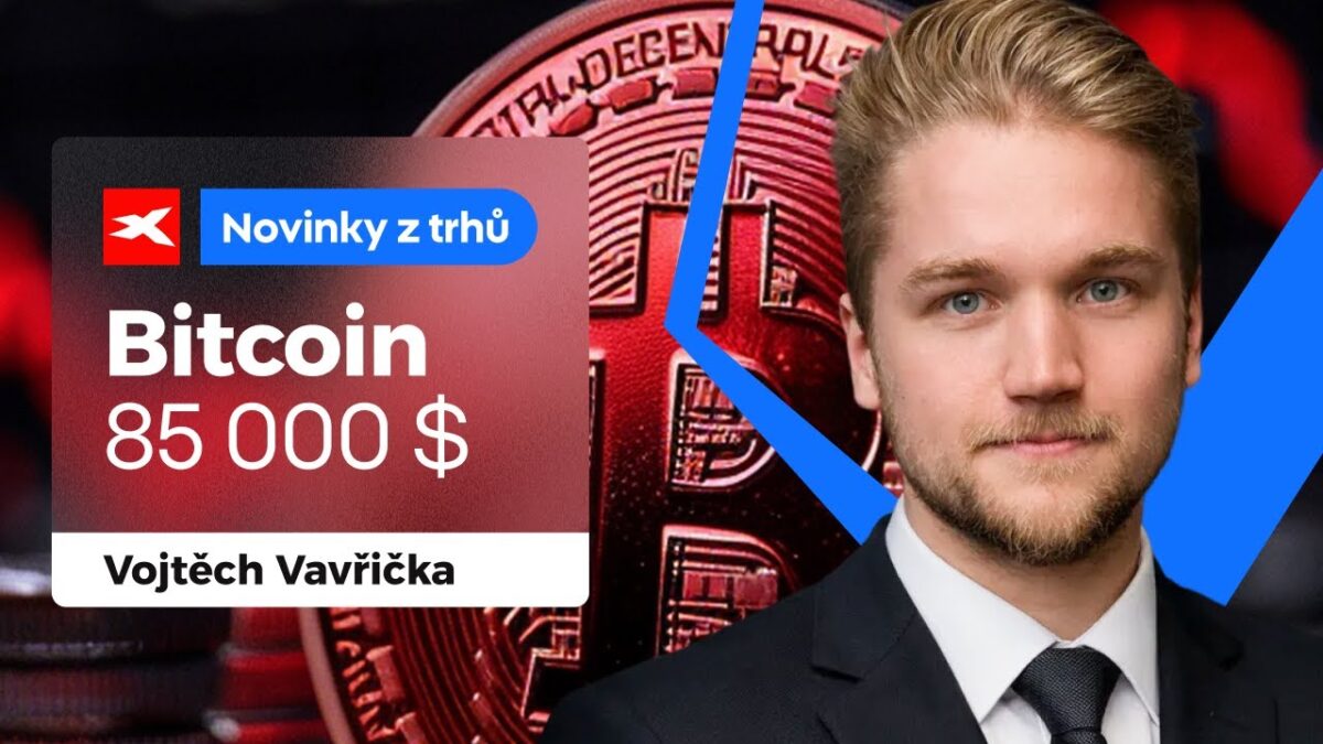 XTB: Bitcoin pod 85 000 $ | Míří k nižším cenám?