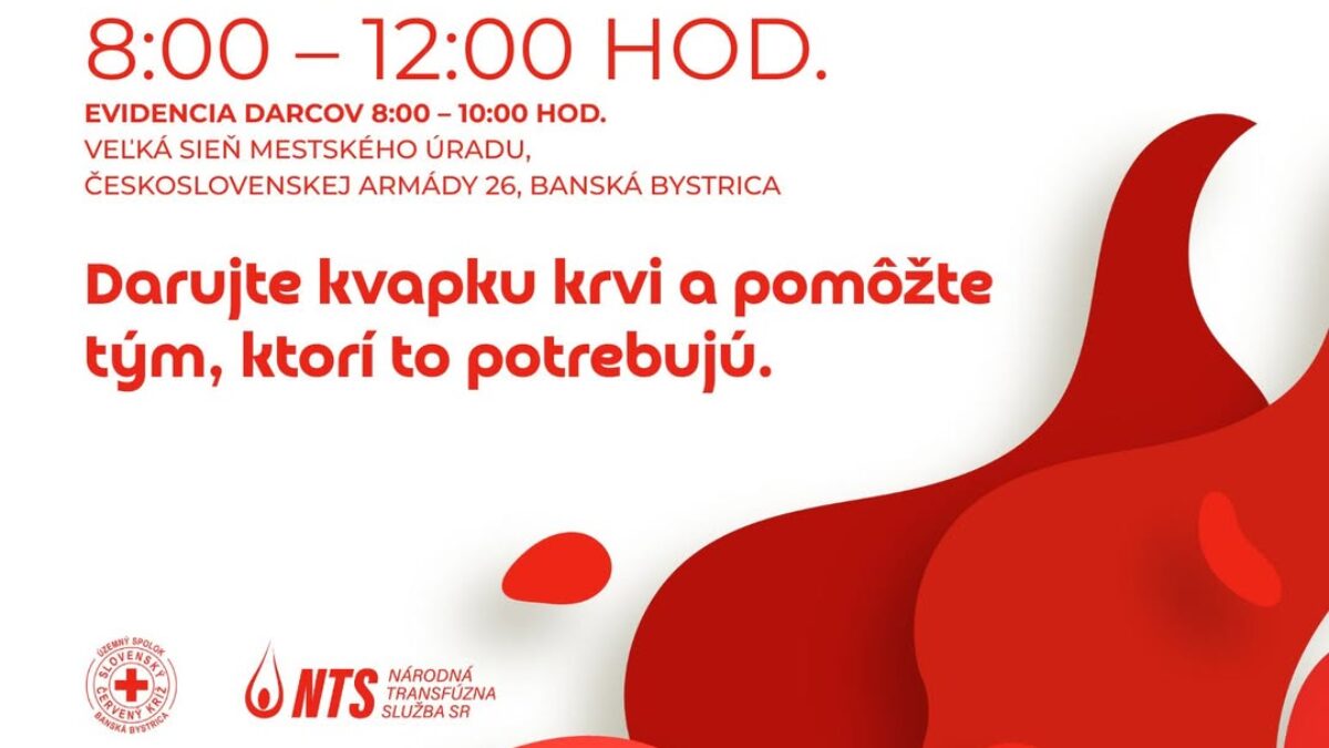 Mesto Banská Bystrica: POZÝVAME VÁS NA VALENTÍNSKU KVAPKU KRVI