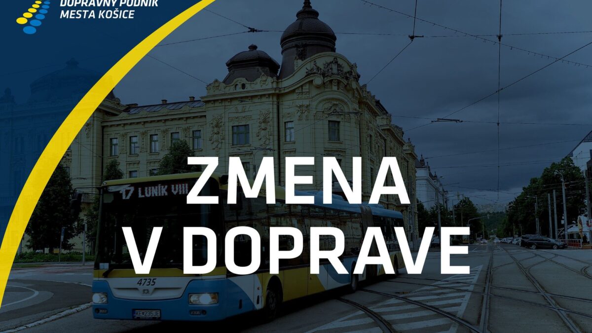 Mesto Košice: ZMENY V MHD OD 1. FEBRUÁRA 2026