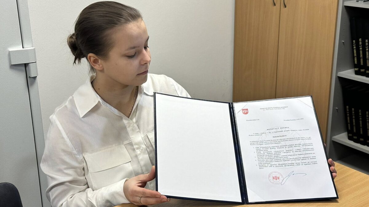 Mesto Považská Bystrica: AMBASÁDORKOU KAMPANE „MESTO BEZ BARIÉR“ SA STALA MIŠKA HOZÁKOVÁ