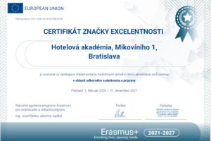 BSK: Hotelová akadémia na Mikovíniho ulici v Bratislave získala Certifikát značk...