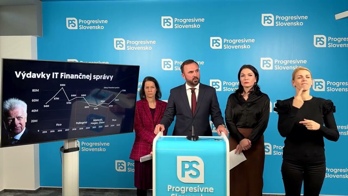 Slovensko, raj DPH-čkarov | Tlačová konferencia PS, 26. január 2026