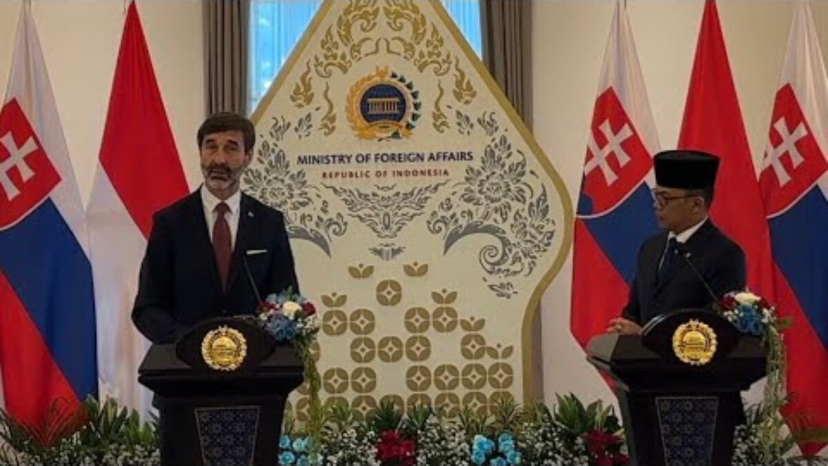 Tlačový brífing ministrov zahraničných vecí SR a Indonézie