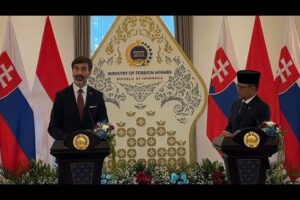 Tlačový brífing ministrov zahraničných vecí SR a Indonézie