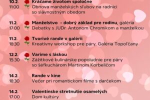Kultúra Topoľčany: ⚘NÁRODNÝ TÝŽDEŇ MANŽELSTVA